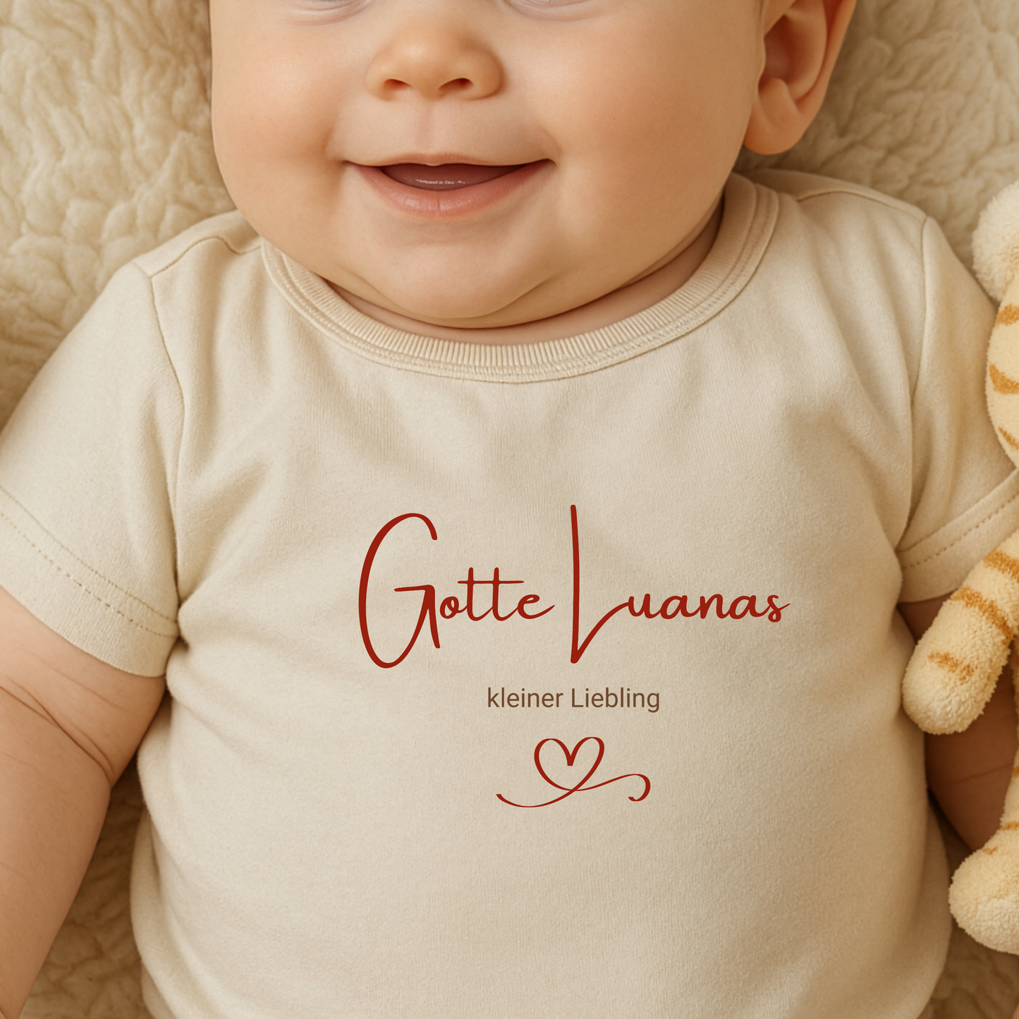 Baby T-Shirt aus 100% Baumwolle in Bio-Qualität Tante Emmas Lieblingsperson - Baby Organic Shirt