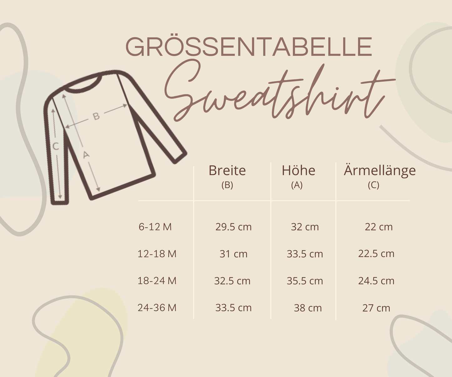 Personalisierbarer Baby-Pullover mit Rentiermotiv aus 85% Baumwolle in Bio-Qualität
