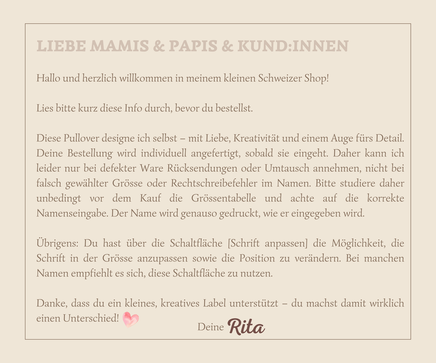 Personalisierbarer Baby-Pullover mit Rentiermotiv aus 85% Baumwolle in Bio-Qualität