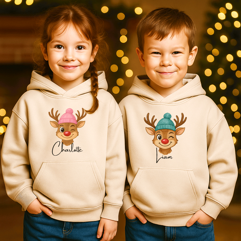 Kapuzenpullover aus 100% Bio-Baumwolle für Kinder, Jungs & Mädchen