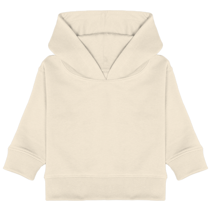 Personalisierbarer Baby-Kapuzenpullover mit Rentiermotiv aus 85% Baumwolle in Bio-Qualität