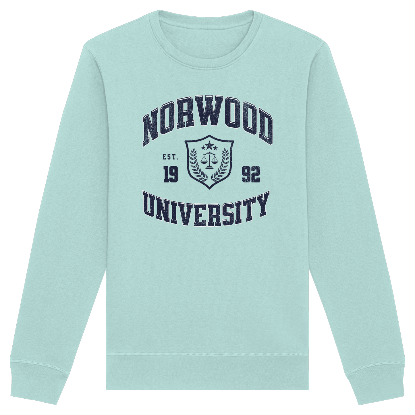 Norwood University Sweater aus 85% Baumwolle in Bio-Qualität für Frauen - Organic Basic Unisex Sweatshirt