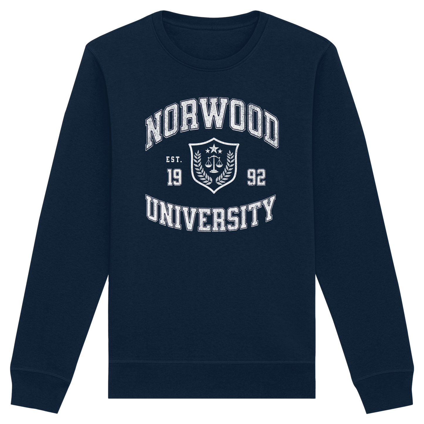 Norwood University Sweater aus 85% Baumwolle in Bio-Qualität für Frauen - Organic Basic Unisex Sweatshirt