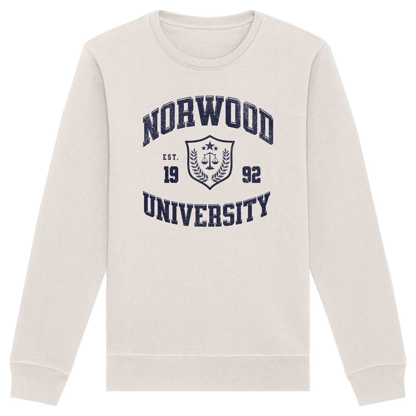 Norwood University Sweater aus 85% Baumwolle in Bio-Qualität für Frauen - Organic Basic Unisex Sweatshirt